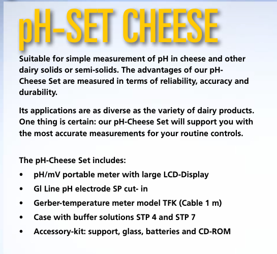 Cheese-Set summary sheet